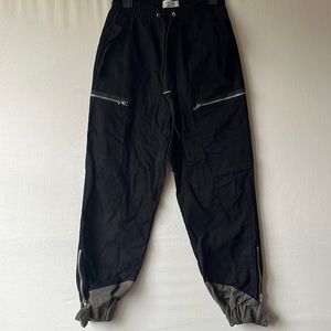 Black cargo pants